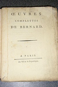 Oeuvres complètes de Bernard (1798)