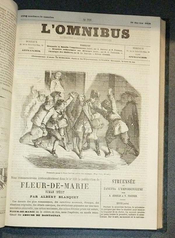 L'Omnibus. Journal littéraire illustré. Premier semestre 1859
