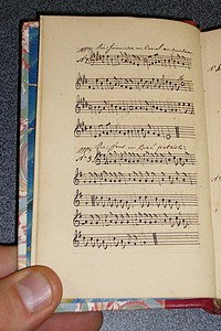 Airs des chansons de Béranger (manuscrit)