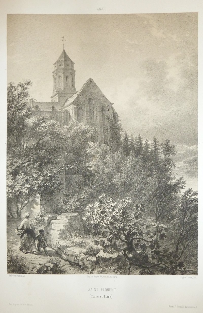 Saint Florent (Maine et Loire) (Lithographie)