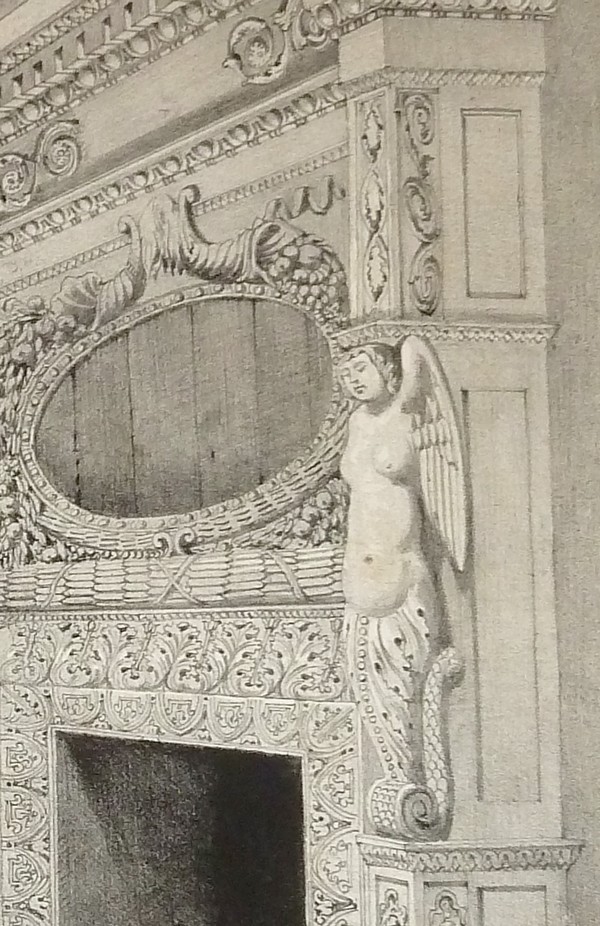Chambre à coucher de Françoise de Foix à Châteaubriant (Bretagne) (Lithographie)