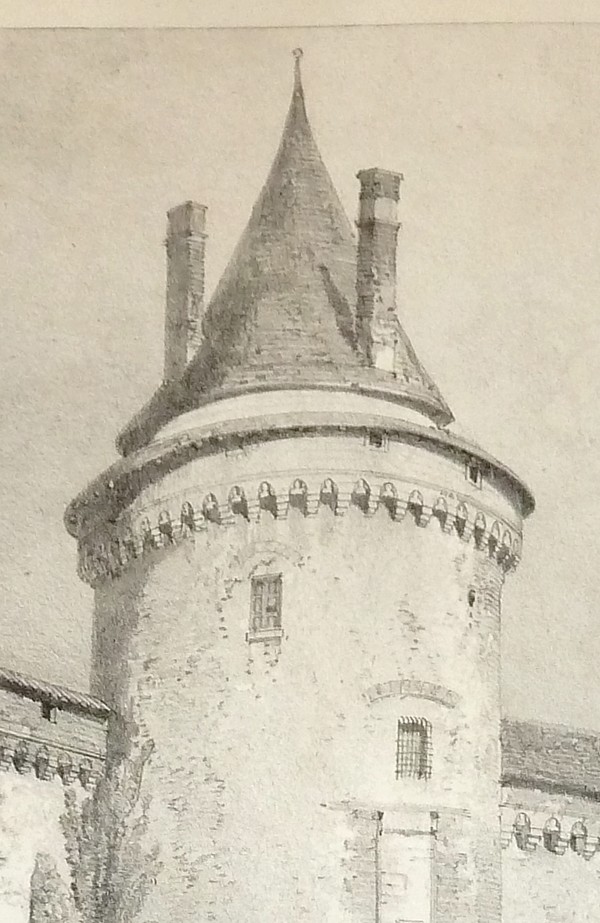 Château de Blain (Bretagne) (Lithographie)