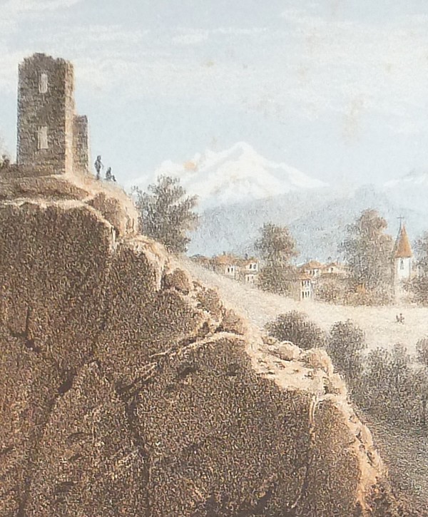 Le Creux de Monetier (Mont Salève près Genève) (Lithographie couleur)