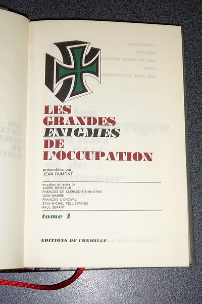 Les grandes énigmes de l'Occupation (3 volumes)