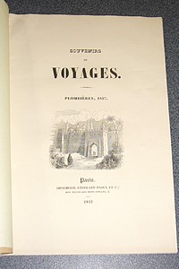 Souvenirs de voyage. Plombières, 1837