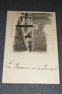 Carte postale représentant Jules Guérin sur son fort à Paris, envoyée par Paul Déroulède
