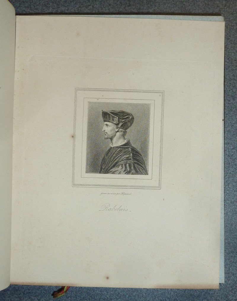 Le visage de François Rabelais (avec une lettre autographe signée de l'auteur et une reliure en maroquin signée)