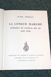 La longue marche, Mémoires du Maréchal Zhu De