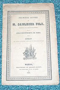 livre ancien - Première lettre à Mr Saulnier Fils sur les approvisionnements de Paris - 