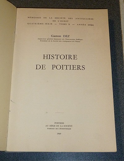 Histoire de Poitiers