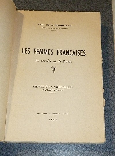 Les Femmes Françaises au service de la Patrie