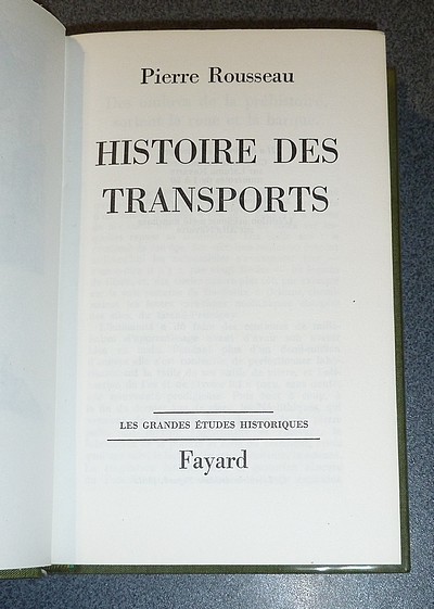Histoire des Transports