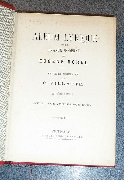 Album Lyrique de la France moderne