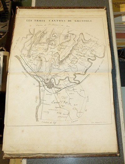Atlas de la Description topographique, historique et statistique des cantons formant le département de l'Isère et des communes qui en dépendent