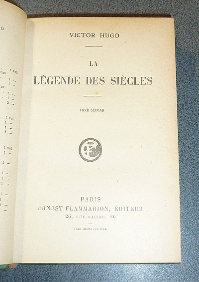 La Légende des siècles (2 volumes)