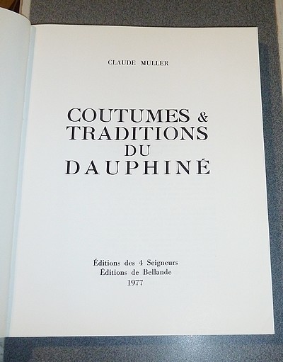 Coutumes et traditions du Dauphiné