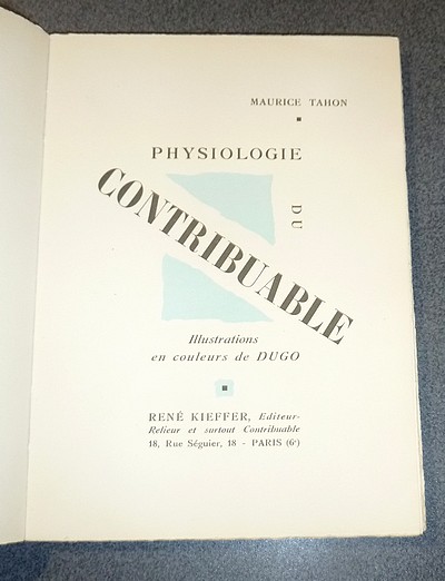 Physiologie du Contribuable