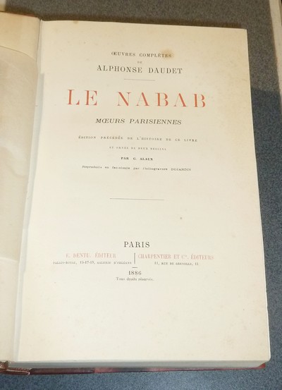 Le Nabab, moeurs parisiennes