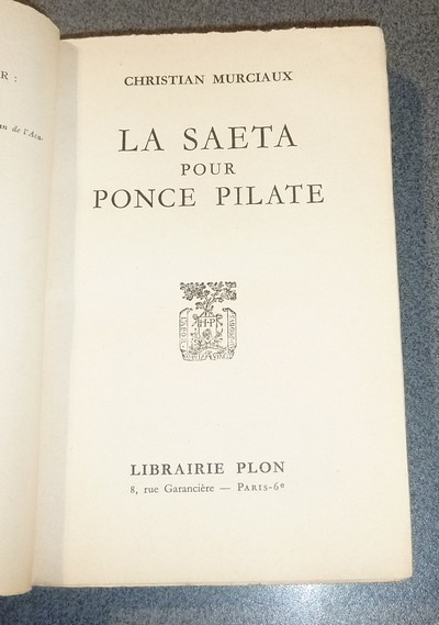 La Saeta pour Ponce Pilate