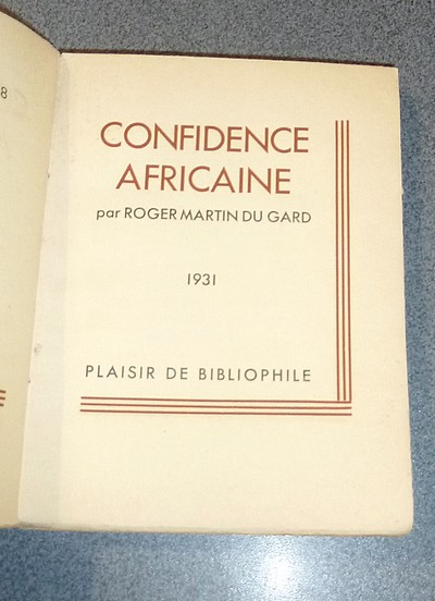 Confidence africaine