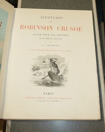 Aventures de Robinson Crusoé, album pour les enfants