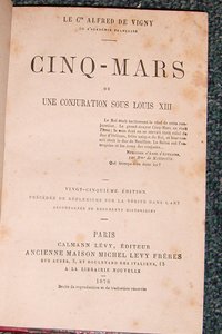 Cinq-Mars ou la conjuration sous Louis XIII