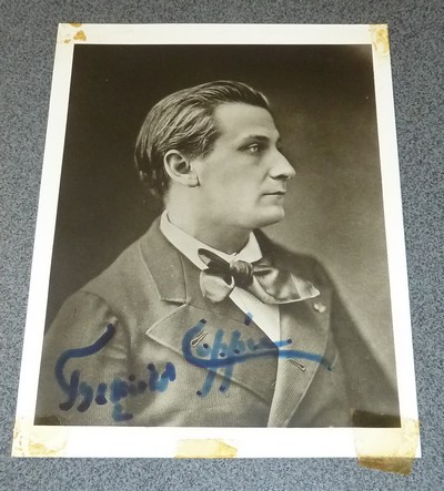 Photographie signée de François Coppée jeune (lettre)
