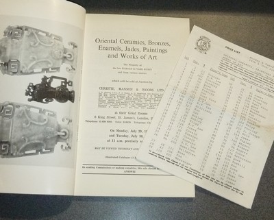 Oriental ceramics, paintings and works of art. July 29 and 30, 1974