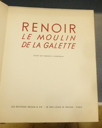 Renoir, le Moulin de la Galette