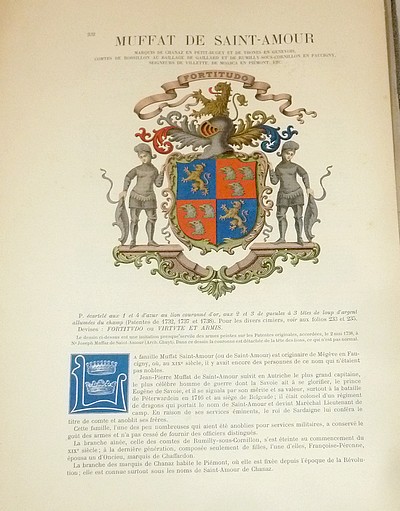 Armorial et Nobiliaire de l'Ancien Duché de Savoie (Tome IV - Livraison 15)