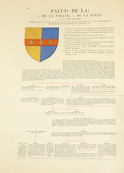Armorial et Nobiliaire de l'Ancien Duché de Savoie (Tome IV - Livraison 22)