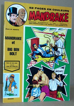 Mandrake Serie Chronologique N° 69 ( N°423 ) Mandrake et Big Ben Bolt