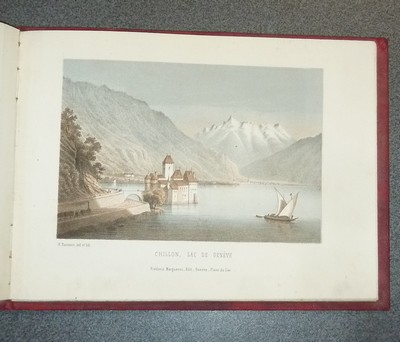 Souvenirs de Genève & du lac (le tour du lac) (16 lithographies en couleurs)