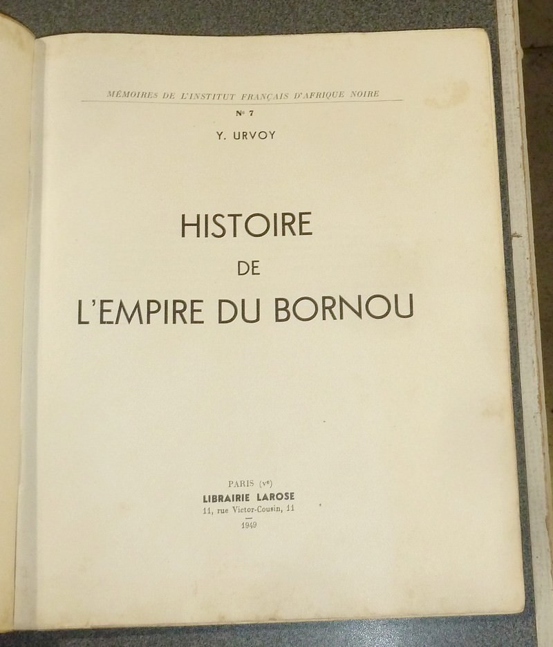 Histoire de l'Empire du Bornou