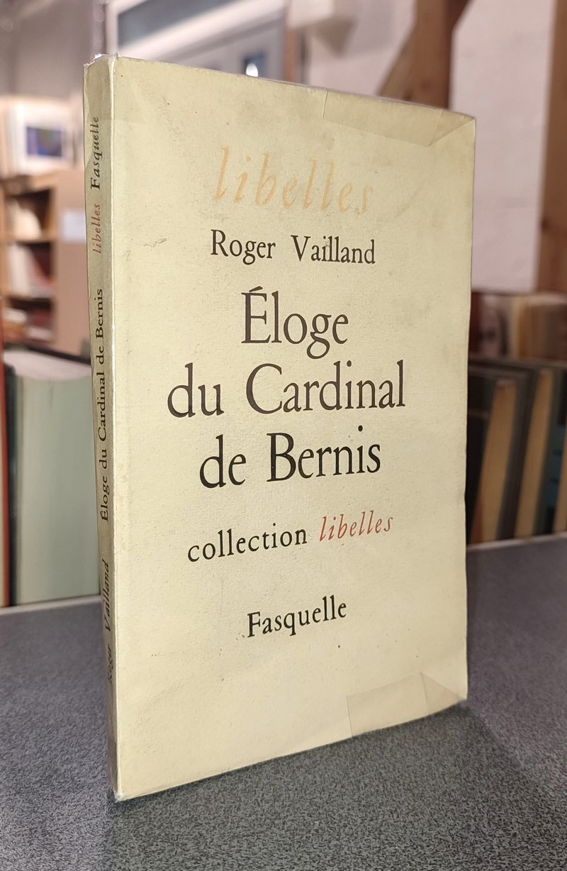 Éloge du Cardinal de Bernis