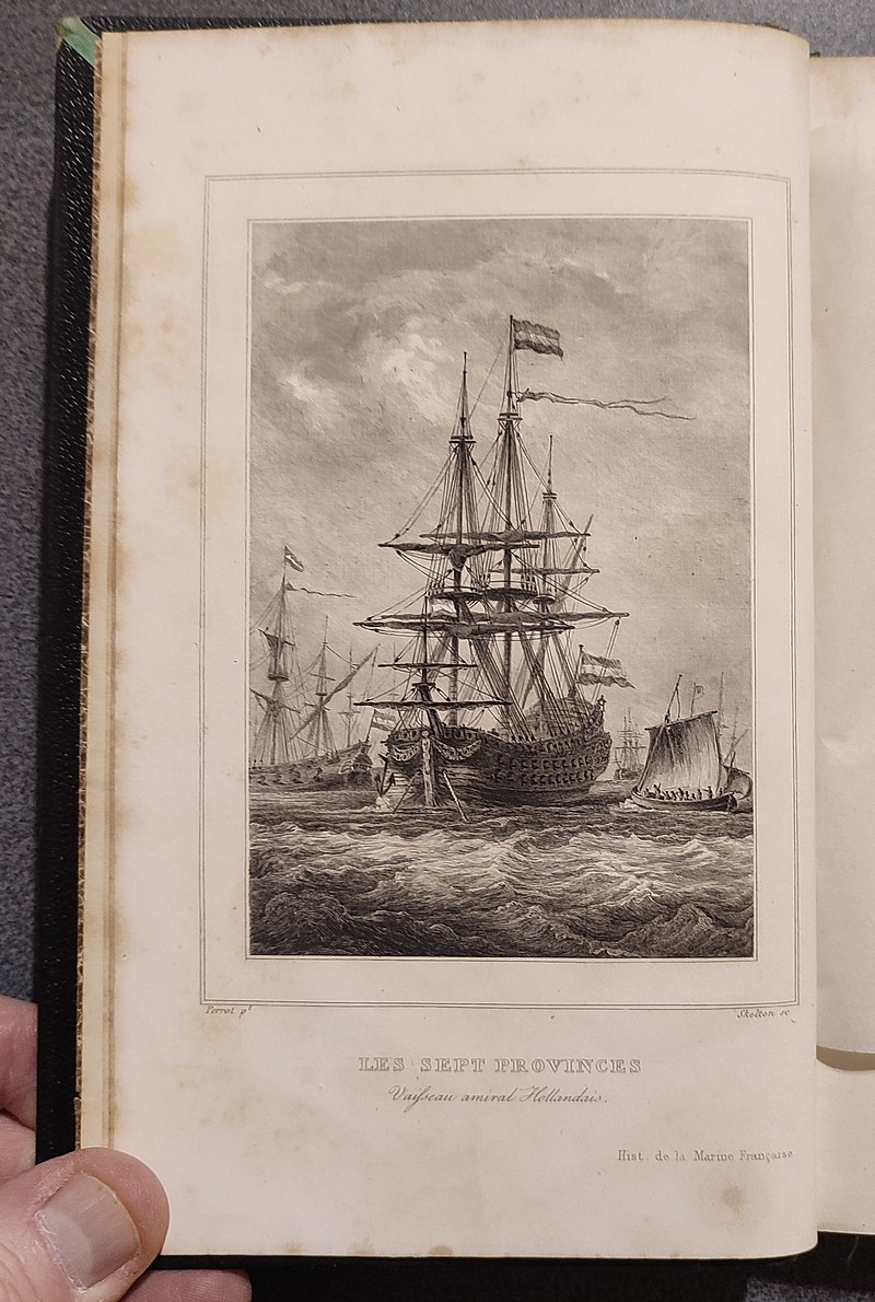 Histoire de la Marine française (complet en 4 volumes, 1844)