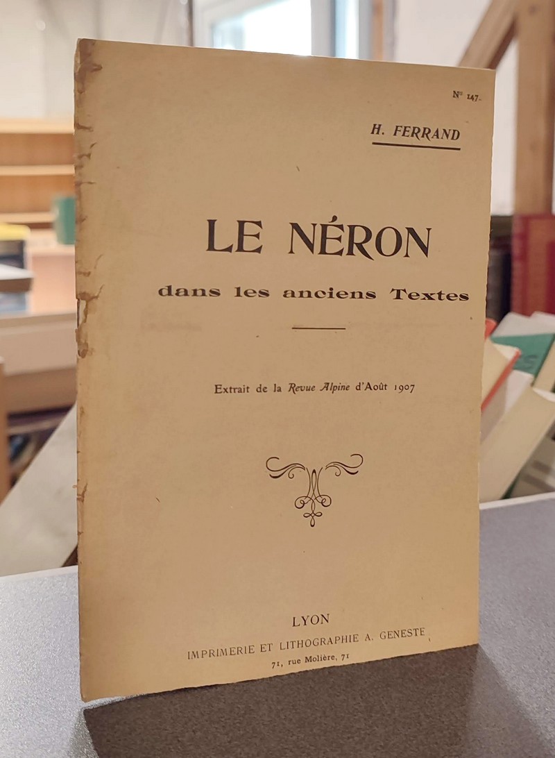 Le Néron, dans les anciens textes