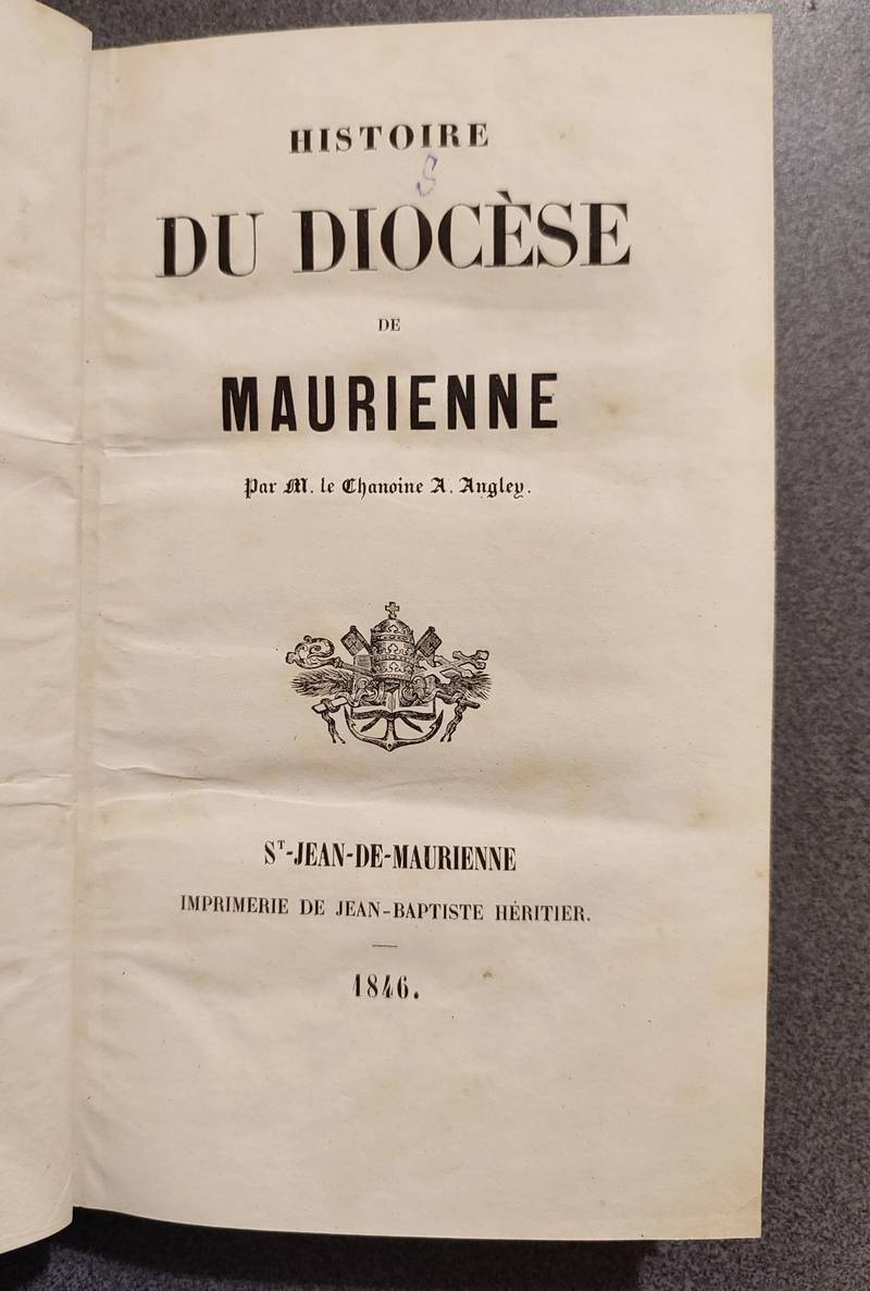 Histoire du Diocèse de Maurienne
