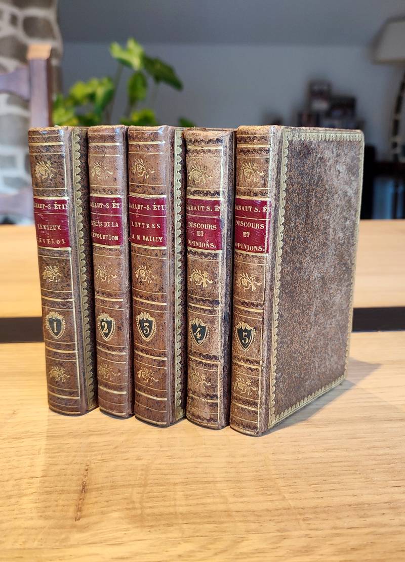 Oeuvres (5 volumes) Le vieux cévenol ou anecdotes de la vie d'Ambroise Borély - Précis de l'histoire de la Révolution française précédé des...