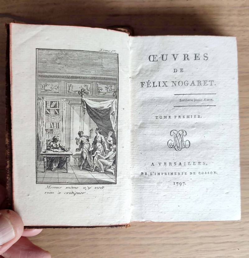 Oeuvres de Félix Nogaret (2 volumes 1797)