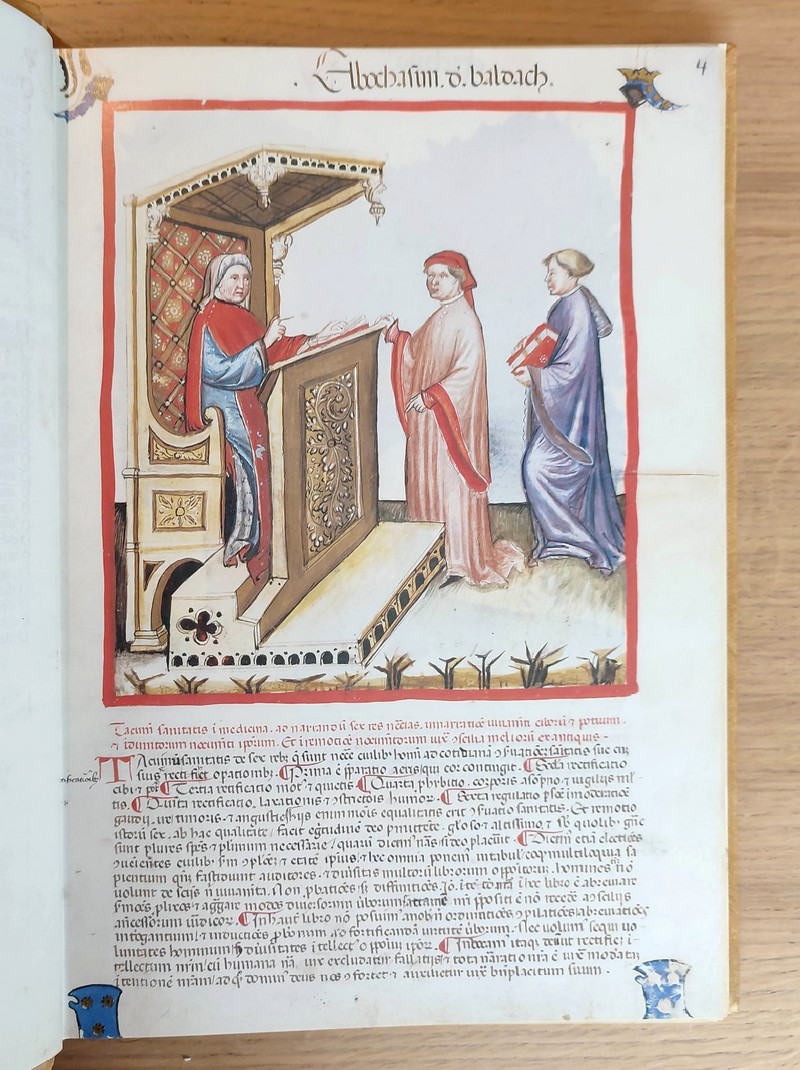 Tacuinum Sanitatis ou livre de la santé (2 volumes) Fac-similé du Codex Vindobonensis séries Nova 2644 conservé à la bibliothèque nationale d'Autriche