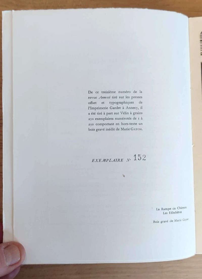 Annesci (54 volumes) du n° 1 de 1953 au n° 54 de 2020 (Série en bel état)