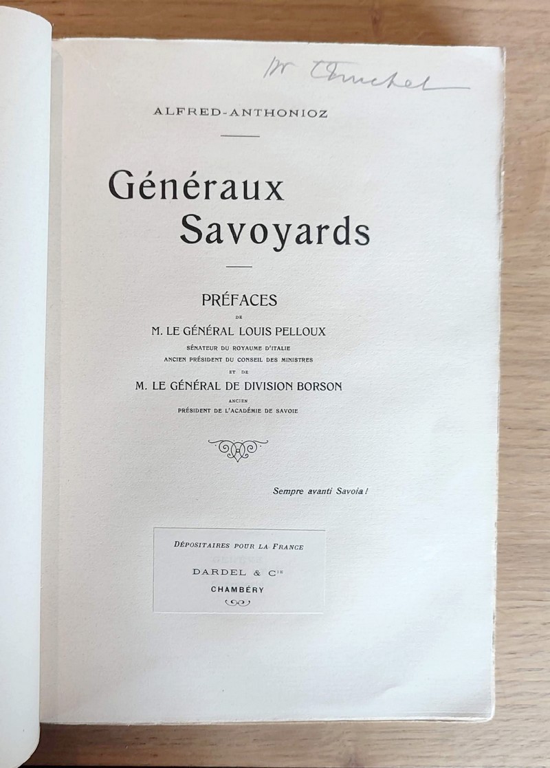 Généraux Savoyards
