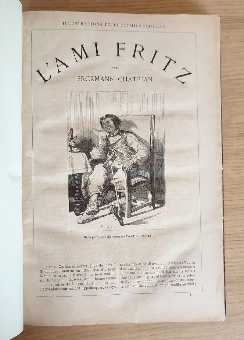 Contes et romans populaires : L'ami Fritz - La maison forestière - Hugues-le-loup - Confidences d'un joueur de clarinette