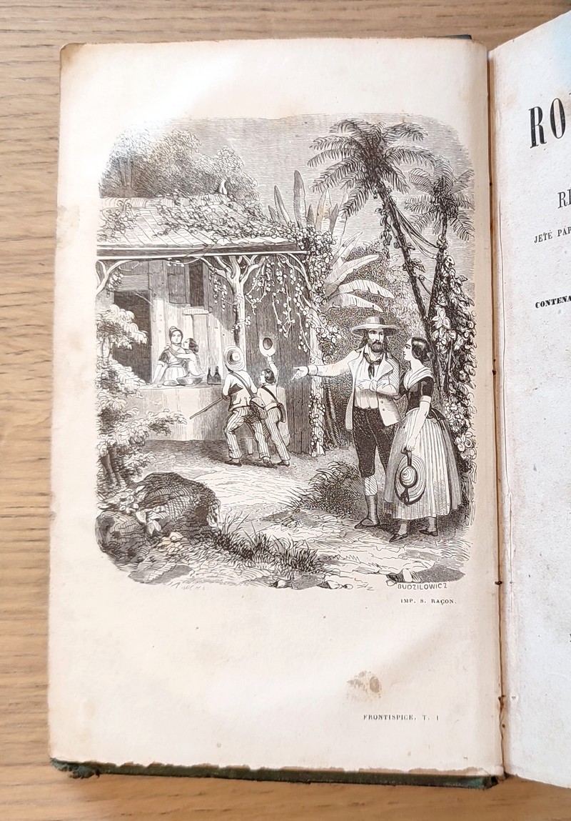 Le Robinson suisse ou récit d'un père de famille jeté par un naufrage dans une ile déserte avec sa femme et ses enfants (2 volumes)