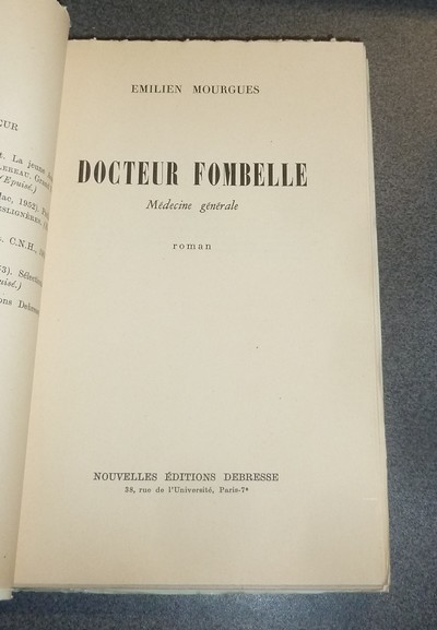 Docteur Fombelle, médecine générale