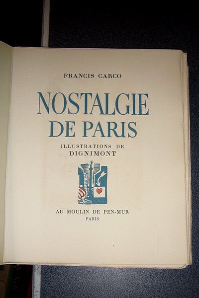 Nostalgie de Paris (original, décomposition et suite)