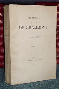 Mémoires du Comte de Grammont - Hamilton, Antoine & Comte de Grammont