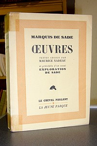 livre ancien - Oeuvres - Sade, Marquis de