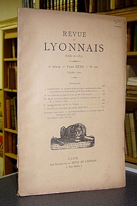 livre ancien - Revue du Lyonnais, 5è série, Tome XXXII, n° 190, octobre 1901 - Revue du Lyonnais